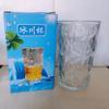 Vaso de vidrio de celebridad de internet estilo ins verano personalizado patrón Glaciar creativo taza de agua vaso con patrón de martillo japonés vaso para whisky