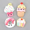 Celebridad de Internet Dopamina Rosquilla Accesorios de Resina Helado Dibujo Animado Comida Juguete Funda para Teléfono Móvil Material para Bricolaje Venta al por Mayor