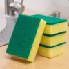 Esponja Nano de Doble Cara para Lavar Platos de Cocina, Estropajo Espeso de Doble Capa, No Graso, Potente Herramienta de Descontaminación para Limpiar Ollas