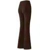 Calça de yoga micro flare cintura alta legging flare para usar por cima calça tubarão levantamento de quadril fitness dança emagrecedor calça flare esportiva