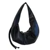 Bolso de mano estilo coreano ins de gran capacidad, retro, piel suave, plisado tipo dumpling, casual y versátil, adecuado para ir al trabajo, bolso de hombro y axila
