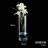 Balde Acrílico para Arranjo de Flores Doméstico Quadrado Transparente Vaso para Flores Frescas Loja de Flores Balde para Arranjo Floral Vaso Grande