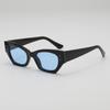 Nueva caja de uñas medidora de dopamina tendencia poligonal gafas de sol personalizadas para caminar en la playa gafas de sol con protección UV
