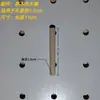 Accesorios Personalizados para Tablero Perforado, Estantes de Madera Maciza, Palitos de Madera, Cerillos de Colores, Estantes de Almacenamiento Multifuncionales, Accesorios Decorativos