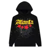 Modelo Nuevo 2026 en Stock Venta Caliente en Amazon Original Sp5Der Sudadera de Peso Pesado 450g con Telaraña para Hombre con Forro de Felpa