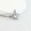 Artículo de moda de tendencia del stream en vivo de un influencer: Colgante versátil de doble anillo para manualidades con cobre y circonita microincrustados para mujer, adecuado para collares de cadena O transfronterizos
