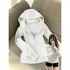 Chamarra corta tipo sudadera ajustada para mujer, nuevo estilo otoño 2026, top ajustado que ciñe la cintura, hermoso atuendo estilo coreano de principios de otoño, ligero