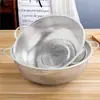FabricanteCanasta Drenadora de Acero Inoxidable, Canasta para Lavar Verduras, Canasta Doméstica de Cocina para Lavar Frutas y Verduras y Colar Arroz, Canasta de Frutas