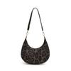 Bolsa de Ombro Feminina Estampa de Leopardo Transfronteiriça de Nicho Moda Versátil Nova Retro Sob o Braço Estilosa Personalizada para o Dia a Dia