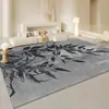 Alfombra de terciopelo de cristal francés para suelo, sala de estar, resistente a las manchas y fácil de cuidar, alfombrilla para sofá y mesa de café, dormitorio, mesita de noche, manta antideslizante