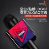 Adesivo de Entrevista de Rua em Mídia Conjunto Acrílico Adesivo de Marca de Microfone Logotipo da Estação de Microfone Logotipo de Outdoor Conjunto de Caixa