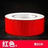 Cinta reflectante de color sólido de 5 cm de ancho para parachoques de camión, utilizada como tira de prevención de colisiones y señal de advertencia de suelo