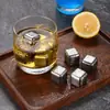 Aço inoxidável 304 Cubo de Gelo partículas de gelo metálicas gelo para vinho Pedra de gelo congelada artefato congelamento rápido bar uísque vinho conjunto de vinho