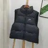 Chaleco Abrigador de Plumas para Mujer Nuevo 2025 Otoño e Invierno Estilo Coreano Holgado Relleno de Plumón de Pato Blanco Moda Chaleco Chaqueta con Mangas de Punto
