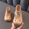 Botas Martin para niñas, zapatos de princesa, botas Martin para niños, botas Martin cálidas con forro polar de invierno de dibujos animados, botas cortas de bebé con suela suave