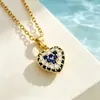 Estilo Creativo Transfronterizo Europeo y Americano Nuevo Producto Moda Simple Geométrico Collar Ojo de Demonio Accesorios Fuente de Comercio Exterior