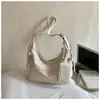 Bolso grande informal de moda para mujer, nuevo bolso tote vintage texturizado transfronterizo para el día a día, elegante bolso de hombro y cruzado