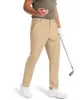 Pantalones de Golf Populares para Hombre Transfronterizos, Elásticos Ajustados para Deportes al Aire Libre, Senderismo, Pantalones Casuales con Bolsillos con Cremallera
