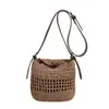 Bolsas Tejidas de Paja para Mujer 2026 Nuevo Verano Gran Capacidad Bolso de Hombro Único Estilo Vacaciones Bolso de Nicho Bolso Cruzado Tejido de Moda