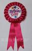 Insignia de hojalata con ramillete de encaje para cumpleaños de niño, producto transfronterizo, insignia de cumpleaños personalizada para celebración de festivales, venta al por mayor