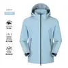 Chaqueta Pro Ligera, Laminada de Una Capa, Chaqueta de Montañismo 3 en 1 Desmontable, Unisex, Abrigo Impermeable Nivel I Estándar Nacional