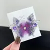 Novo Prendedor de Cabelo Borboleta Dinâmico para Crianças e Meninas, Acessórios de Cabelo Borboleta Coloridos, Prendedor de Cabelo Borboleta Móvel