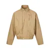 Chaqueta aviador retro americana de primavera y otoño para hombre y mujer, silueta de marca moderna, cuello alto, chaqueta casual de trabajo para parejas