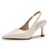 Sandálias de Salto Alto Agulha Bico Fino Mais Vendidas Femininas Outono 2026 Novo Estilo Temperamento Trabalho Sexy Corte Baixo Bico Fechado Sapatos de Salto