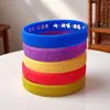 Atacado Grande Pulseira de Silicone Realizadora de Desejos Pulseira do Mestre Haitao Conexão do Rosário de Mantra Tira de Pulso para Adulto Criança