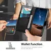 Adequado para Capa de Celular Samsung S26Ultra, Costura Estilo Executivo, S25Fe com Porta-Cartão de Cobertura Total, Capa Protetora Samsung A57