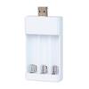 USB5 Não. 7 carregador de bateria recarregável 1,2 V Ni-Cd Ni-MH bateria AA Não. 5 Não. 7 inserção universal em linha de três slots