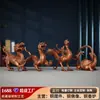 Adornos de Cobre de Cuatro Bestias Míticas para el Hogar y la Oficina: Dragón Verde, Tigre Blanco, Ave Roja y Tortuga Negra - Manualidades y Regalos de las Cuatro Bestias Auspiciosas