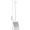 Set de Espátulas de Acero Inoxidable Transfronterizo para Amazon Utensilios de Cocina para el Hogar Espátula Ranurada Cuchara Ranurada Herramientas para Hornear Cuchara para Sopa Pala para Fideos Cuchara en Forma de Pinza