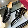 Zapatos de Piel para Hombre de Gama Alta Grano Abierto Negro Capa Superior Piel de Vaca Formal Británico de Negocios Completamente Hechos a Mano Interior y Exterior Piel de Vaca Completa