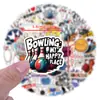 55 nuevas pegatinas de graffiti de deportes de bolos decorativas para patinete, equipaje, cuaderno, pegatinas DIY al por mayor