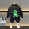 Roupas infantis Casaco para meninos Primavera 2025 Novo casaco infantil estilo ocidental Médio-Grande Jaqueta infantil para bebês primavera e outono Top da moda