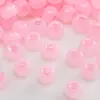 Miçangas de Vidro Rosa Barbie 2-4mm para Pulseira DIY, Contas Soltas para Colar, Acessórios 42 Cores Disponíveis