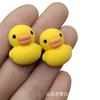 Amor Zanahoria Pato Amarillo Lazo Flor DIY Gel Crema Pasador Casero Accesorios para Funda de Teléfono Móvil