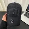 Gorra de Béisbol de Ala Ancha Estilo Americano con Bordado de Letras para Hombre, Sombrero de Sol Versátil para Primavera y Verano, Gorra de Pico Vintage Desgastada con Bordes Deshilachados, Moderna