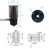 Acessórios para Impressora 3D E3Dv6 Voron Wolong Anel Kit de Bico Quente Cerâmico Bico Quente de Alto Fluxo 24V Extrusão