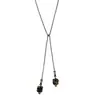 Collar Colgante de Piedra Natural con Cuentas Retro Coreano Multiusos Cadena Larga para Suéter Accesorios para Mujer Nicho Gama Alta
