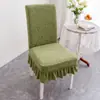 Liquidação de capas universais espessas para mesa de jantar e cadeiras, capas para bancos, conjuntos de almofadas para cadeiras e capas integradas para assento e encosto