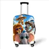 Funda de equipaje con diseño de animal de dibujos animados de Temu transfronteriza, bolsa protectora a prueba de polvo, funda para maleta de ruedas, funda para equipaje de viaje, funda protectora a prueba de polvo para equipaje