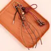 Colgante Wenqi del mismo estilo con semillas Bodhi que cumplen deseos, hecho a mano, para bolso, venta al por mayor.