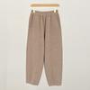Calça de Cashmere Grossa Solta para Mulheres, Calça Cenoura Cropped Casual Tricotada, Elegante e Alonga as Pernas, Estilo Preguiçoso Coreano e Japonês
