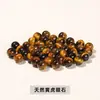 Jingdian Jewelry Contas Meio Furadas Contas Soltas Acessórios para Joias Brincos DIY Acessórios para Cabelo Ágata Vermelha Contas Meio Furadas Atacado