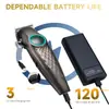 Venta directa de fábrica, cortapelos eléctrico profesional para hombre para cabello graso, recortador facial portátil para uso doméstico con pantalla digital