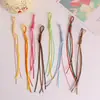 Fio de Cera Colorido Dopamina Tecido à Mão Bolsa com Cordão Estilo Miu Acessórios DIY Alça para Celular Pingente de Bolsa Atacado