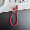 Pulsera de Bola con Diamantes Completos 0.6, Pulsera de Cuerda Roja Tejida a Mano, Producto Semi-Terminado, Cuentas Usables, Accesorios Metálicos, Pareja DIY