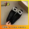 Enlace ExclusivoBotines de Tobillo de Temperamento de Verano Nuevos para Mujer Suela Gruesa Aumentadores de Altura Personas Bajas Remache Tacones Altos Casual Planos